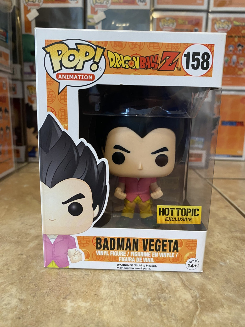 Funko Pop! Dragon Ball Z #158 Badman Vegeta Hot Topic Exclusive w Protector
