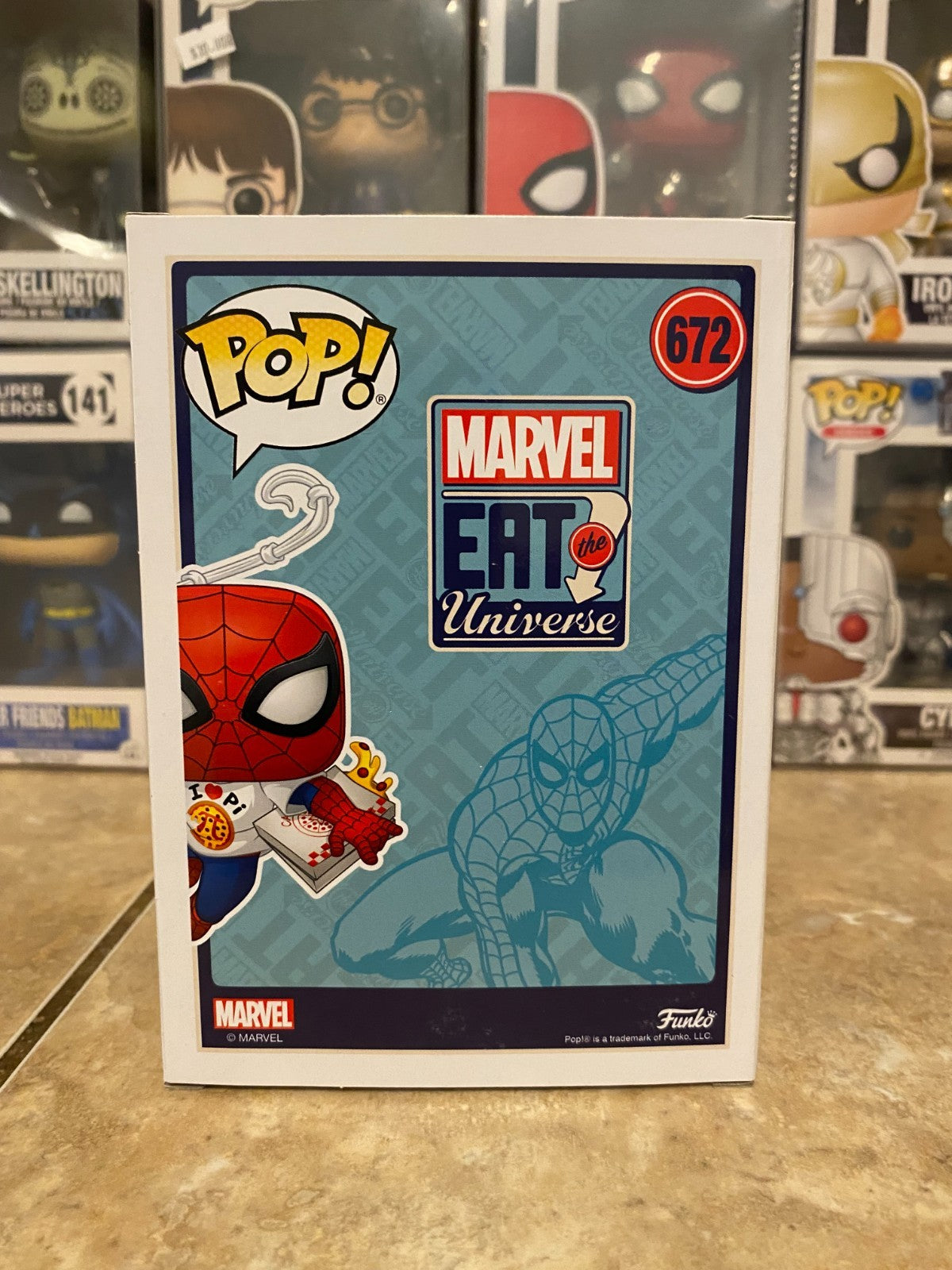 Funko Pop! Vinyl: Marvel - Spider-Man - Box Lunch (Exclusive) #672 w Protector