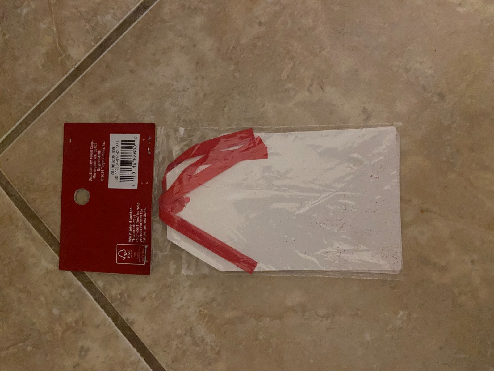 Wondershop Gift Tags (Santa Hat)