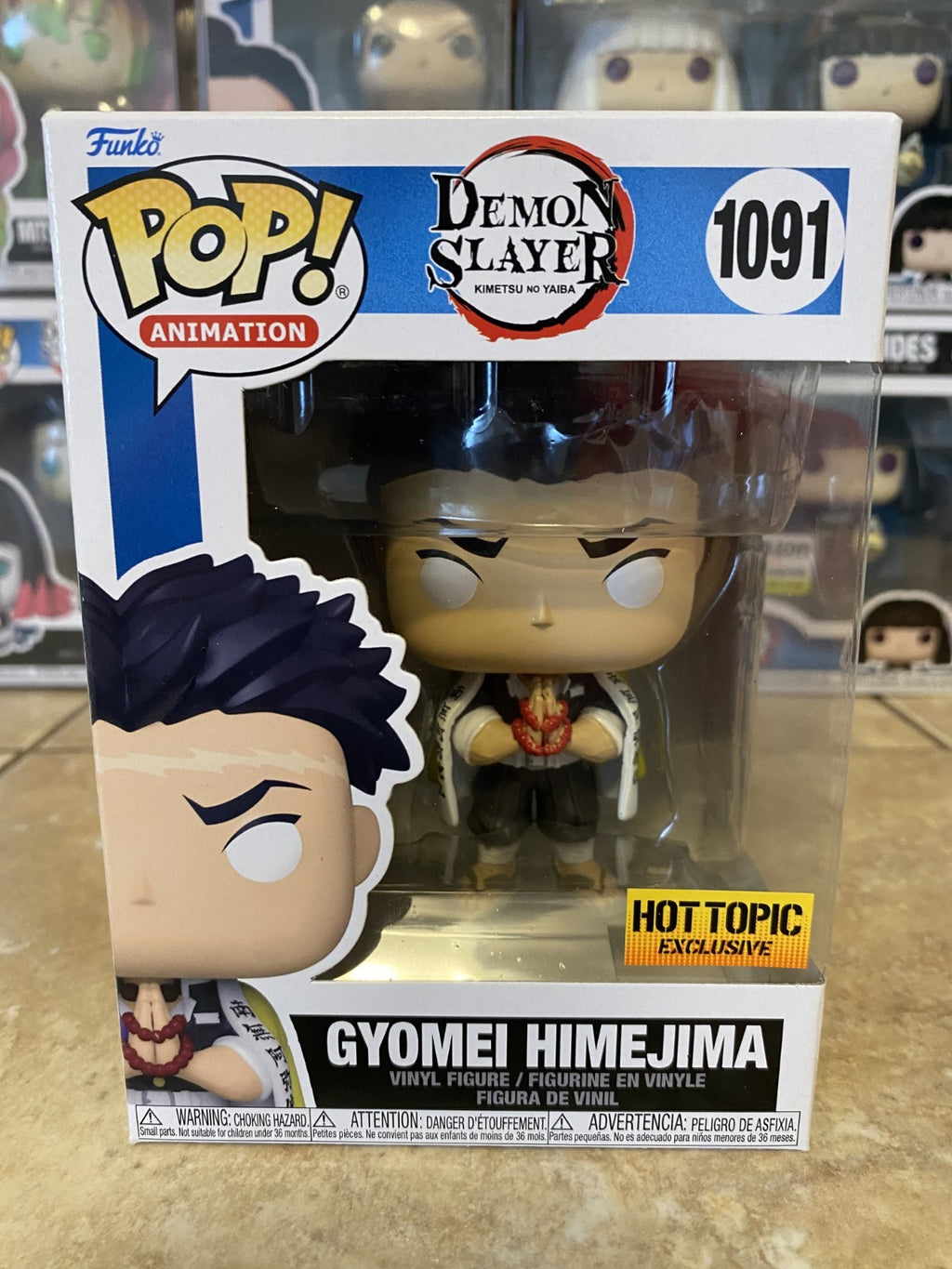 Funko Pop! Demon Slayer #1091 Gyomei Himejima HotTopic Exculsive w/Box Protector