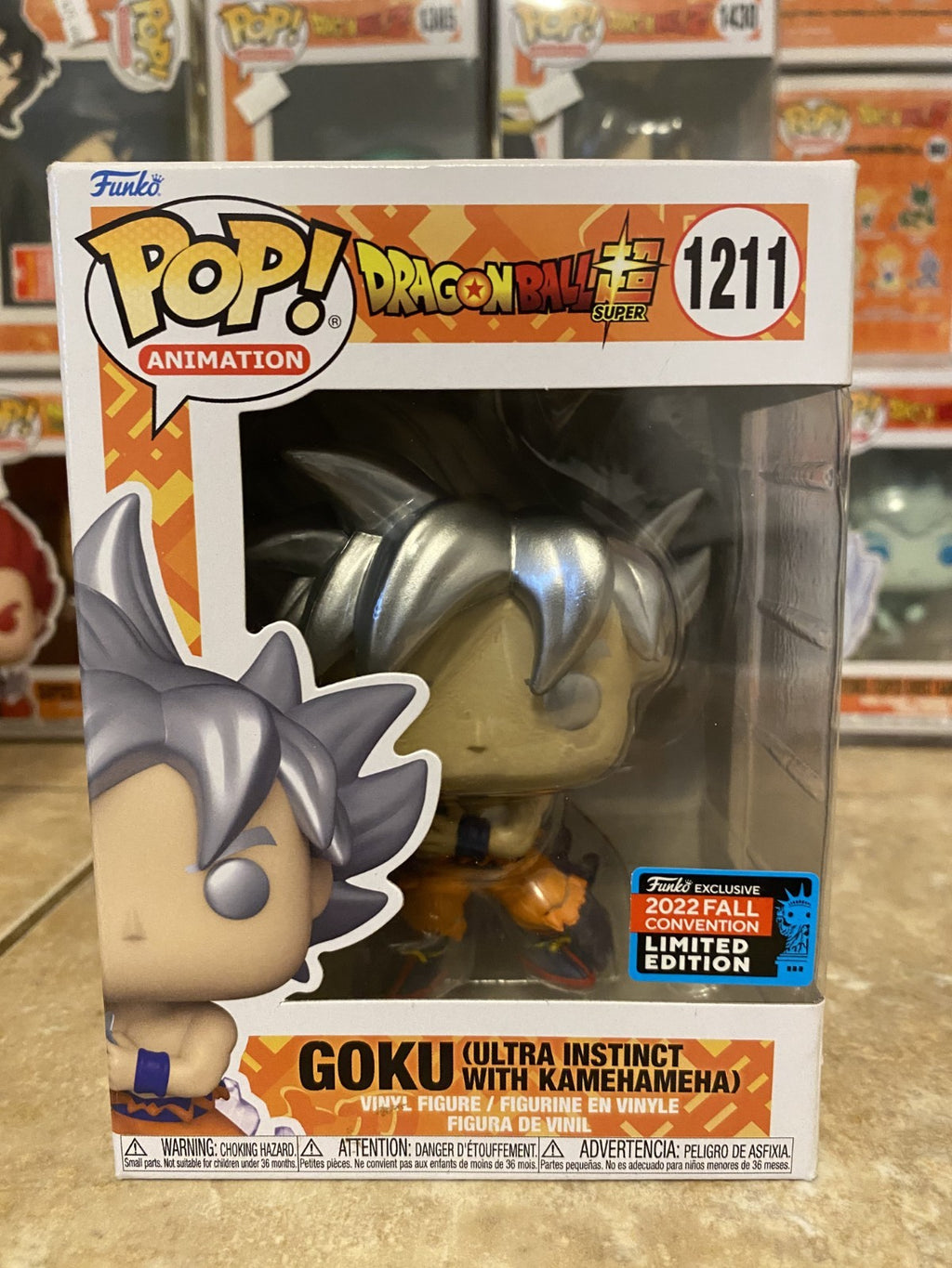 Funko Pop! Dragon Ball Super #1211 Goku NY Fall Convention Exclusive w Protector
