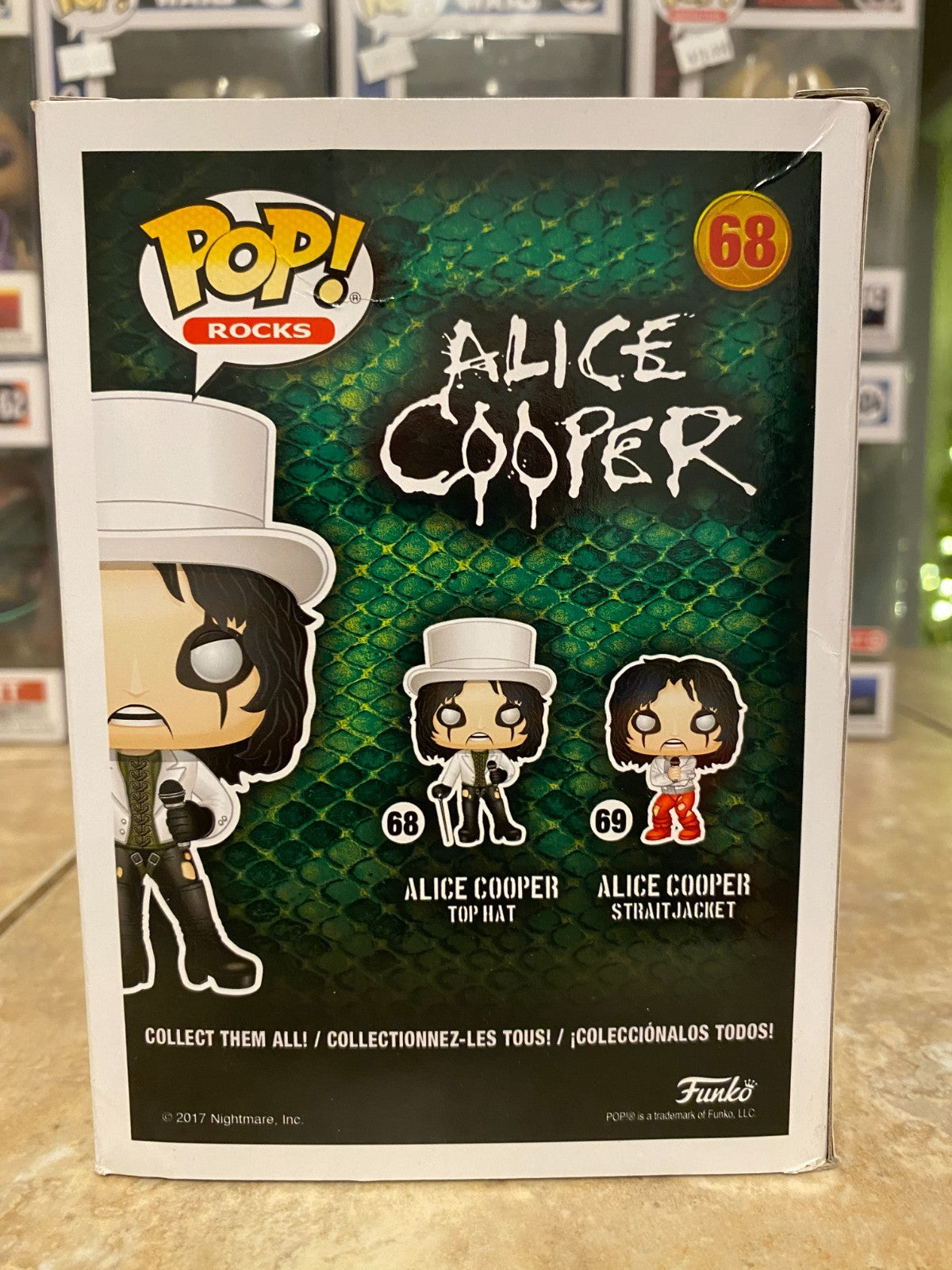 Funko Pop! Vinyl: Alice Cooper #68 w Proctector