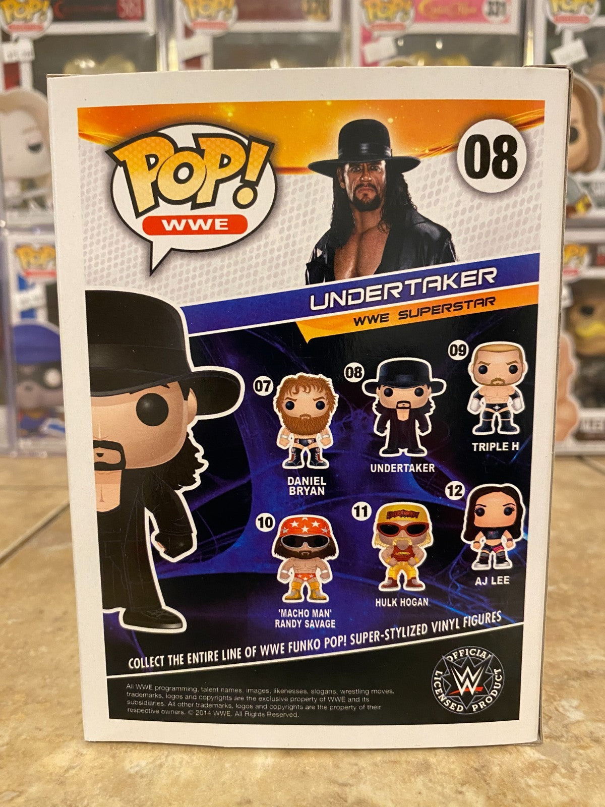 Funko Pop! Vinyl: WWE - Undertaker #08 With Pop Protector