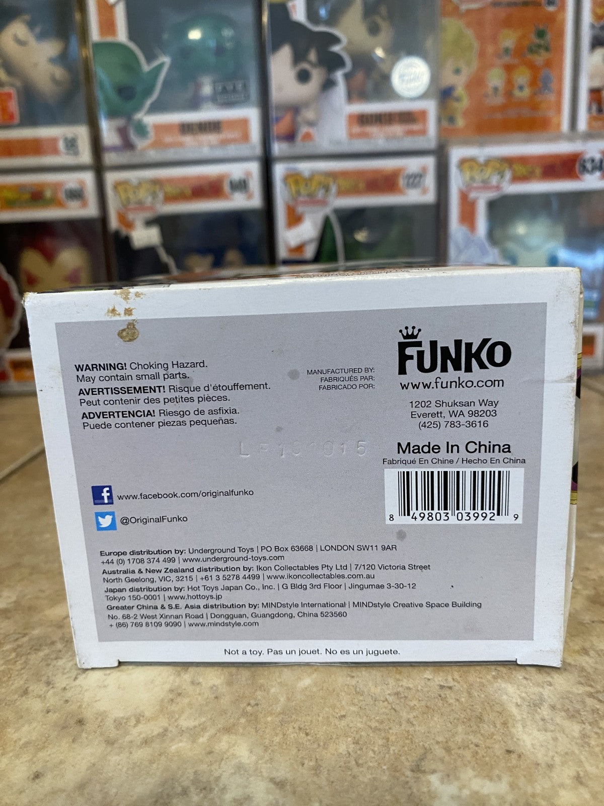 Funko Pop! Dragon Ball Z #13 Perfect Cell w Protector