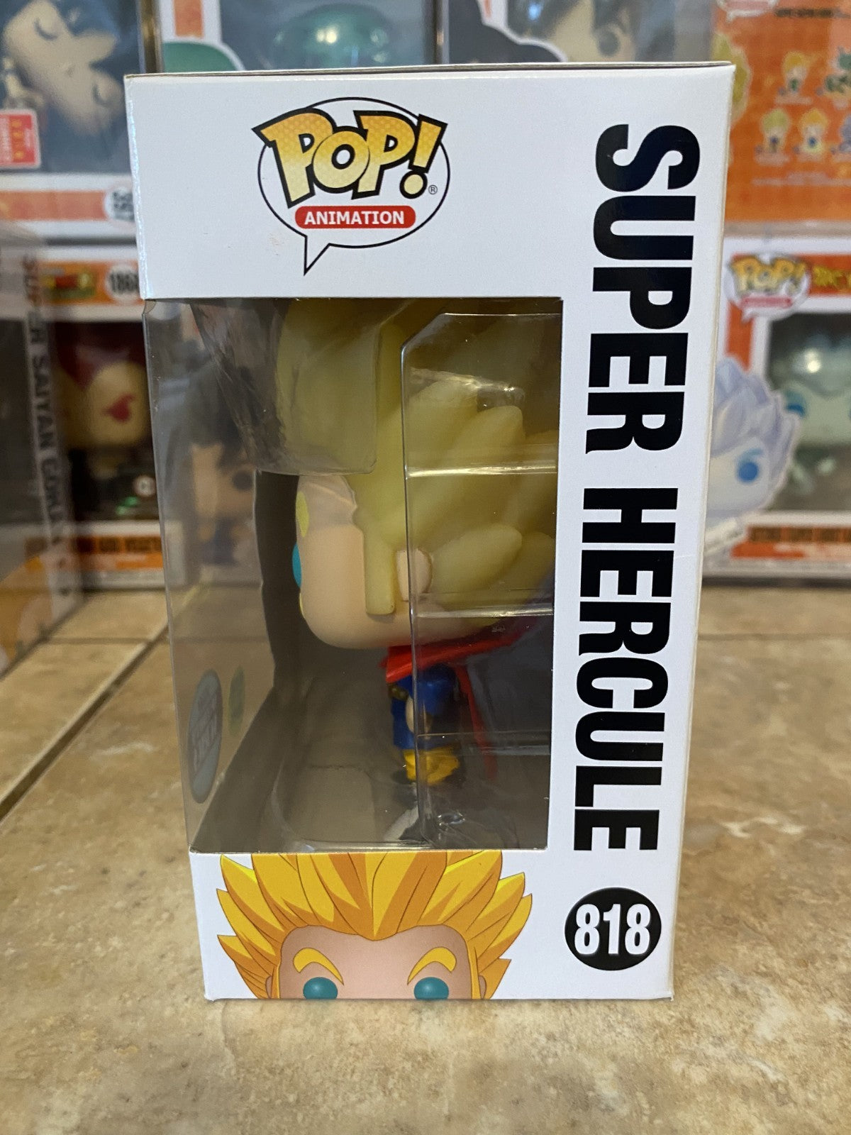 Funko Pop! Dragon Ball Super #818 Super Hercules GITD Exclusive w Protector