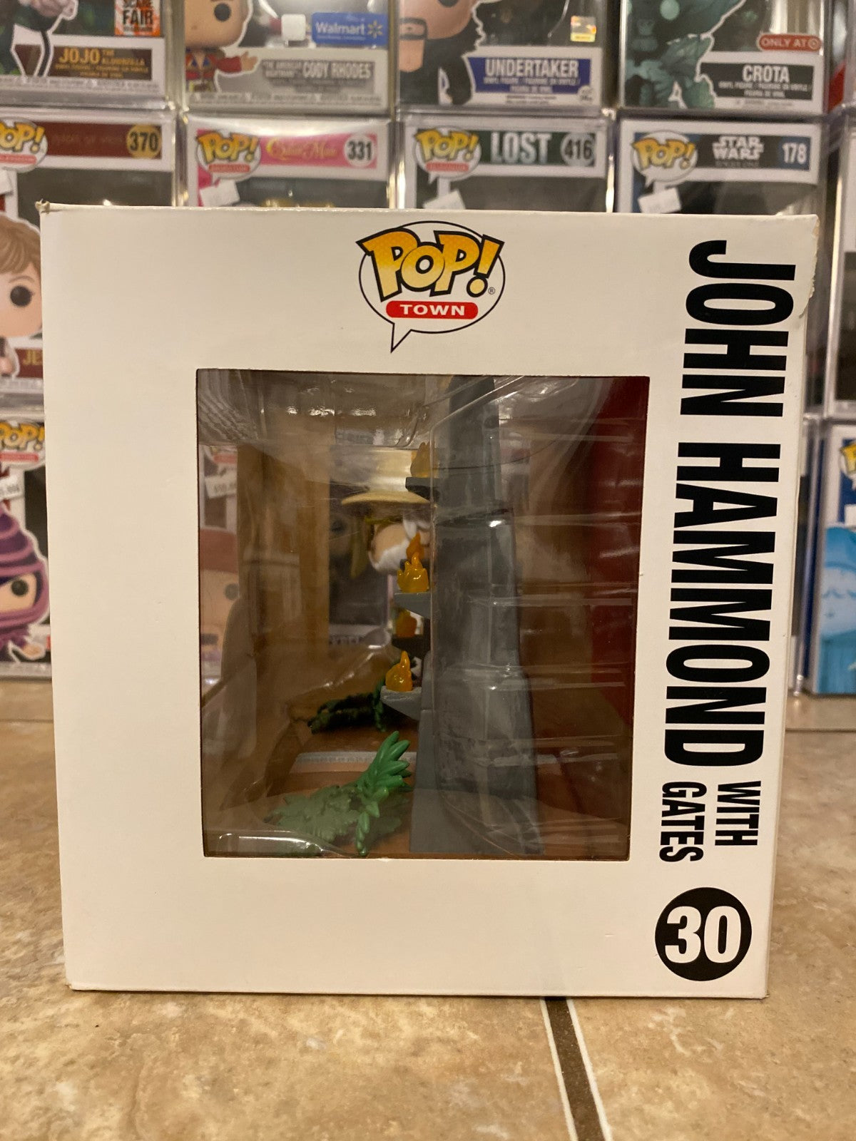 Funko Pop! Town: Jurassic Park - John Hammond with Gates - Target (Exclusive)...