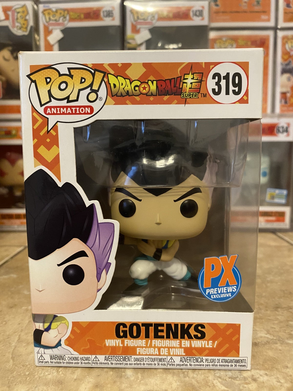 Funko Pop! Dragon Ball Super #319 Gotenks PX Previews Exclusive w Protector
