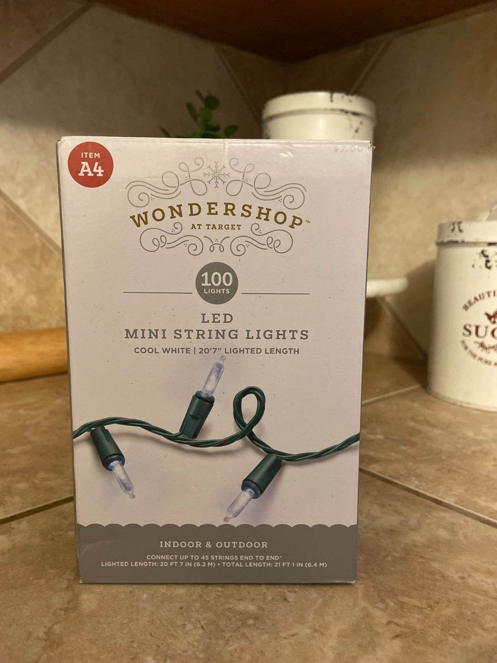 Wondershop LED Mini String Lights-100ct 20'7"