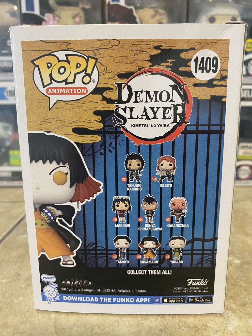 Funko Pop! Demon Slayer #1409 Susamaru w/Box Protector