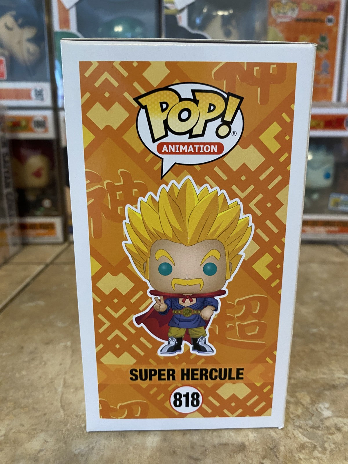 Funko Pop! Dragon Ball Super #818 Super Hercules GITD Exclusive w Protector