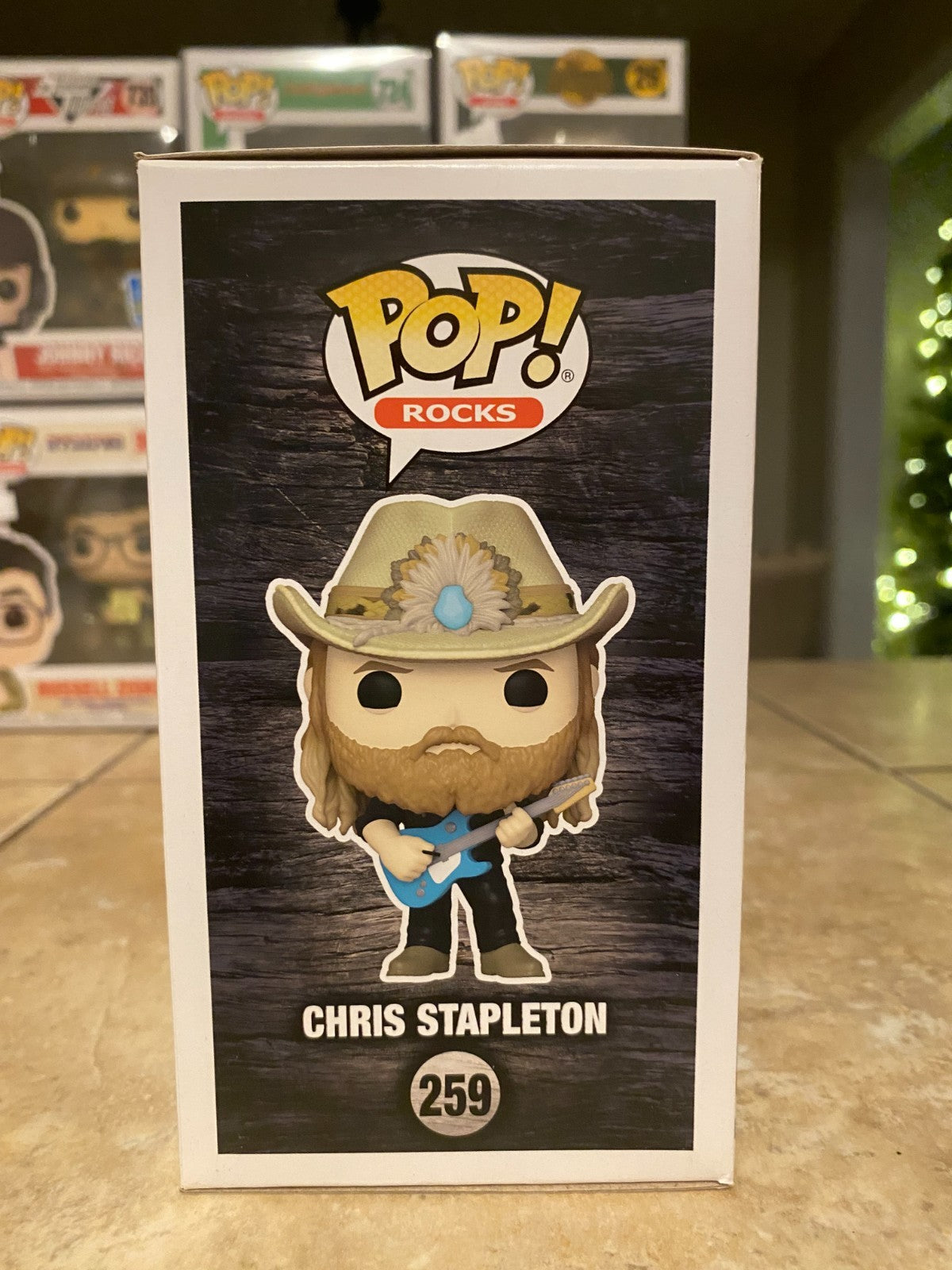 Funko POP! Pop Rocks! CHRIS STAPLETON #259 Vinyl Figure w Protector