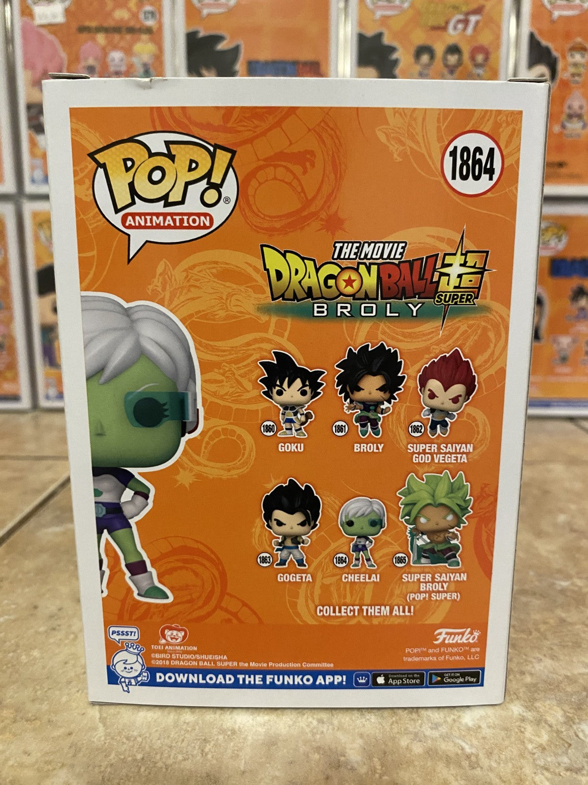 Funko Pop! Animation: Dragon Ball Super Broly #1864 Cheelai w Protector