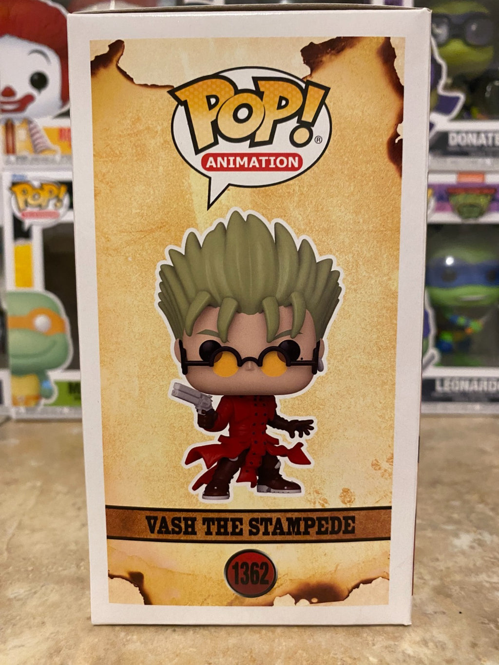 Funko Pop! Vinyl: Trigun - Vash the Stampede #1362 Chase Edition w Protector