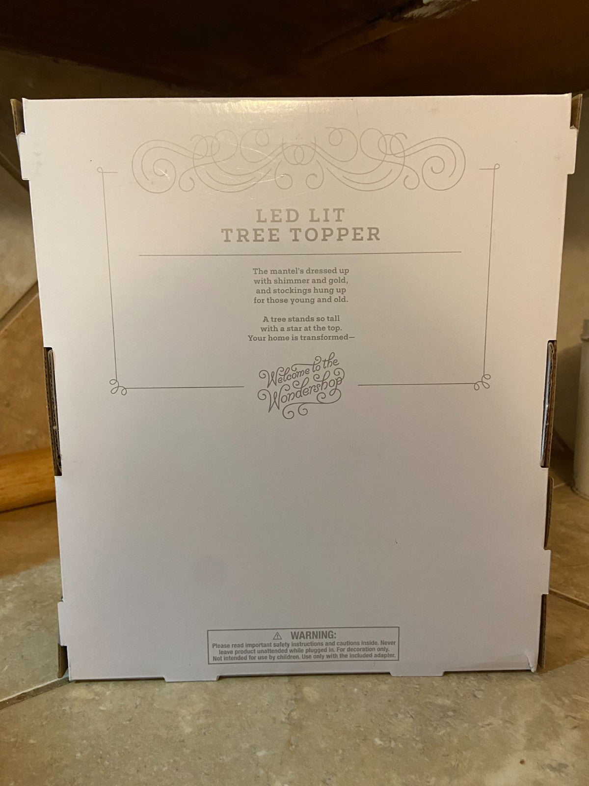 LED Lit Tree Topper Star 10 Lights-Dewdrop Bulbs 10"