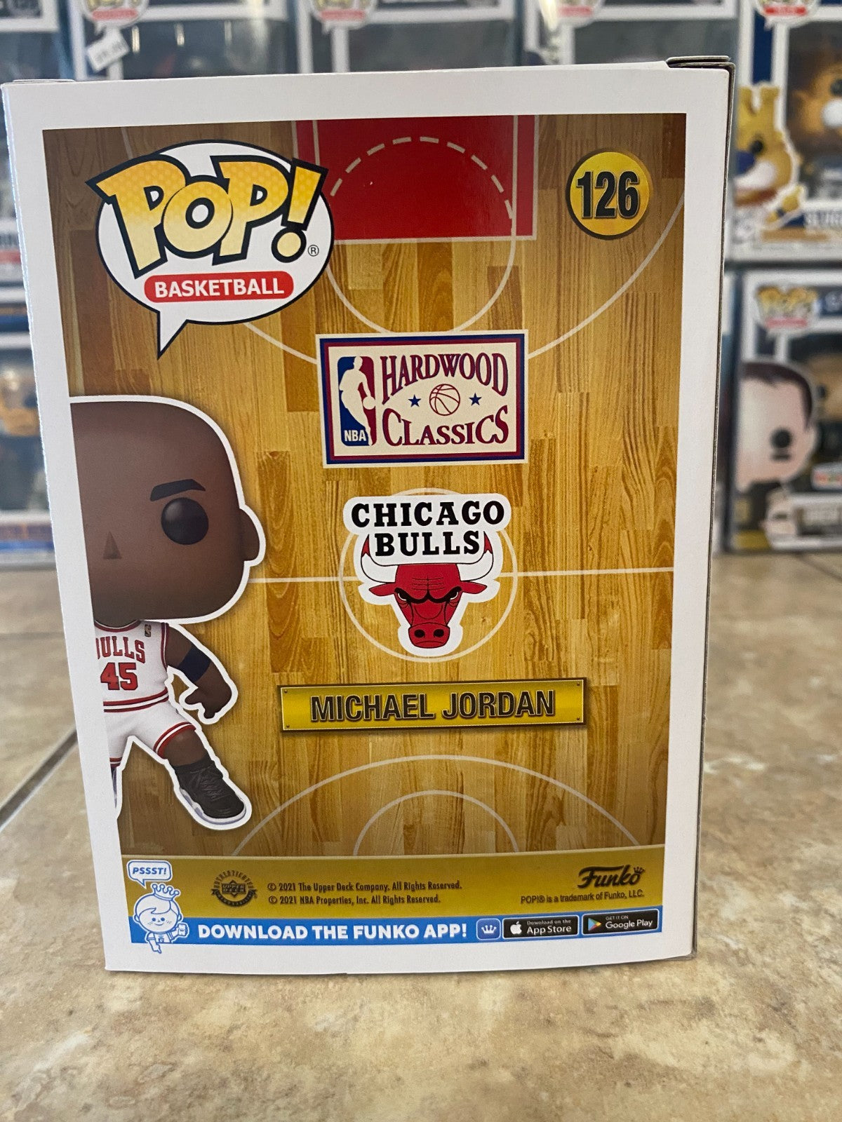Funko Pop! Michael Jordan #126 Upper Deck Bait Exclusive w Protector