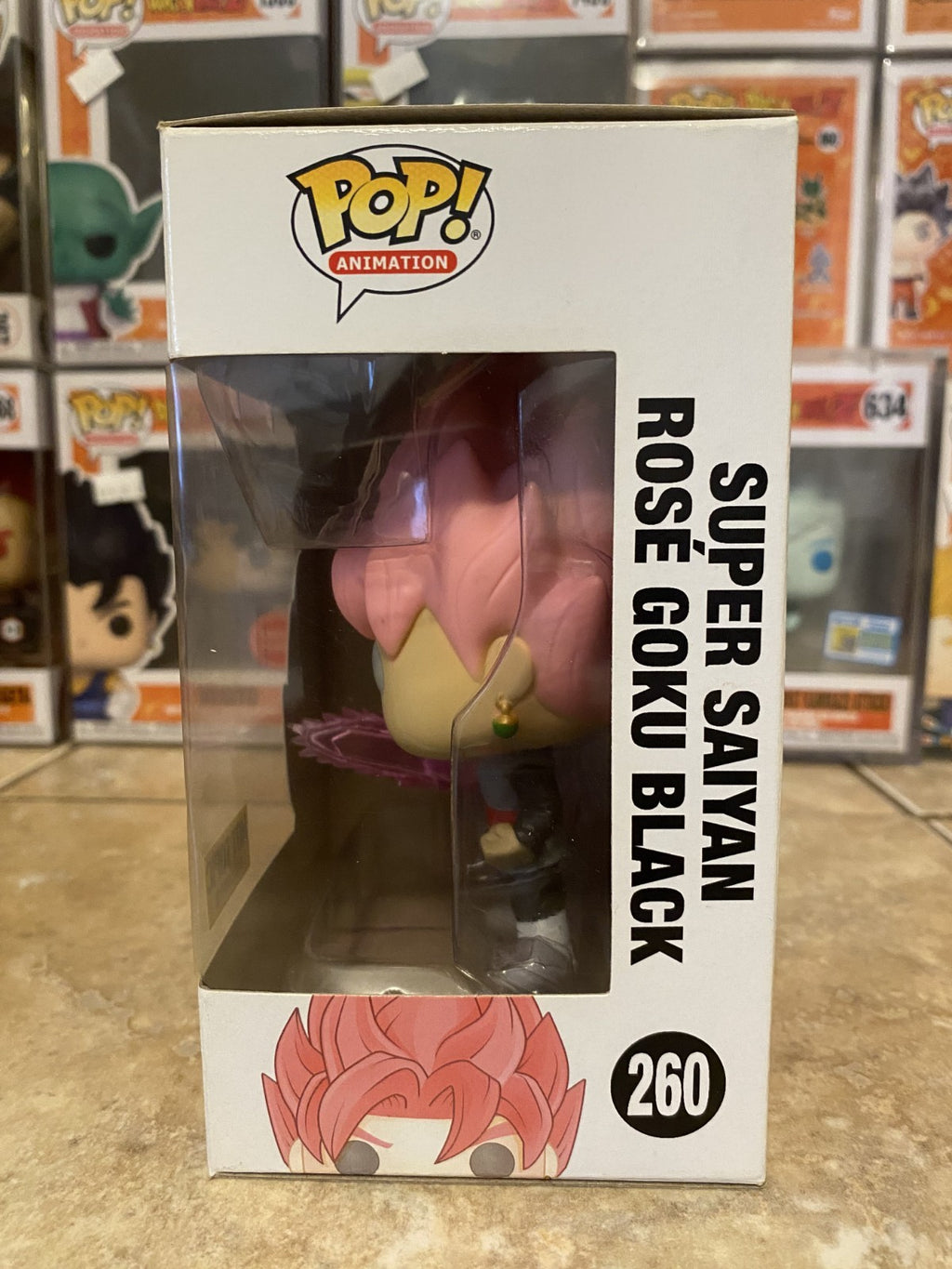 Funko Pop! Dragon Ball Z Super Saiyan Rose Goku Black HT Exclusive w Protector