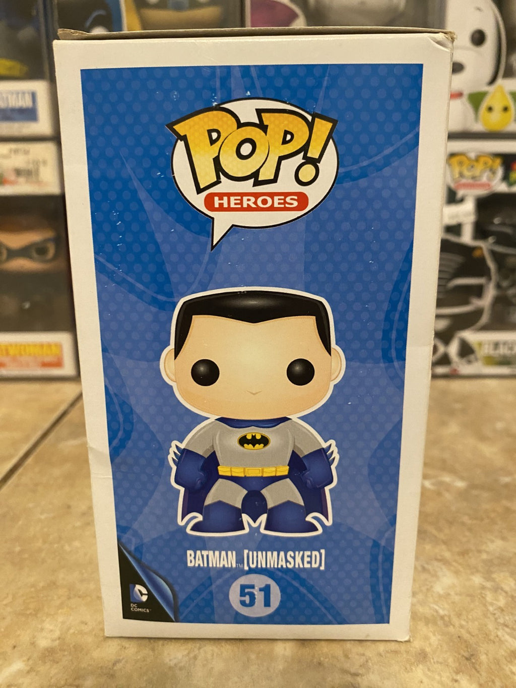 Funko Pop! Batman #51 (Unmasked) Target Exclusive w/Box Protector