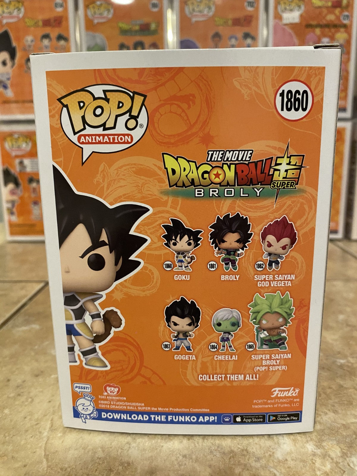 Funko Pop! Animation: The Movie -Dragon Ball Super Broly- #1860 Goku w Protector