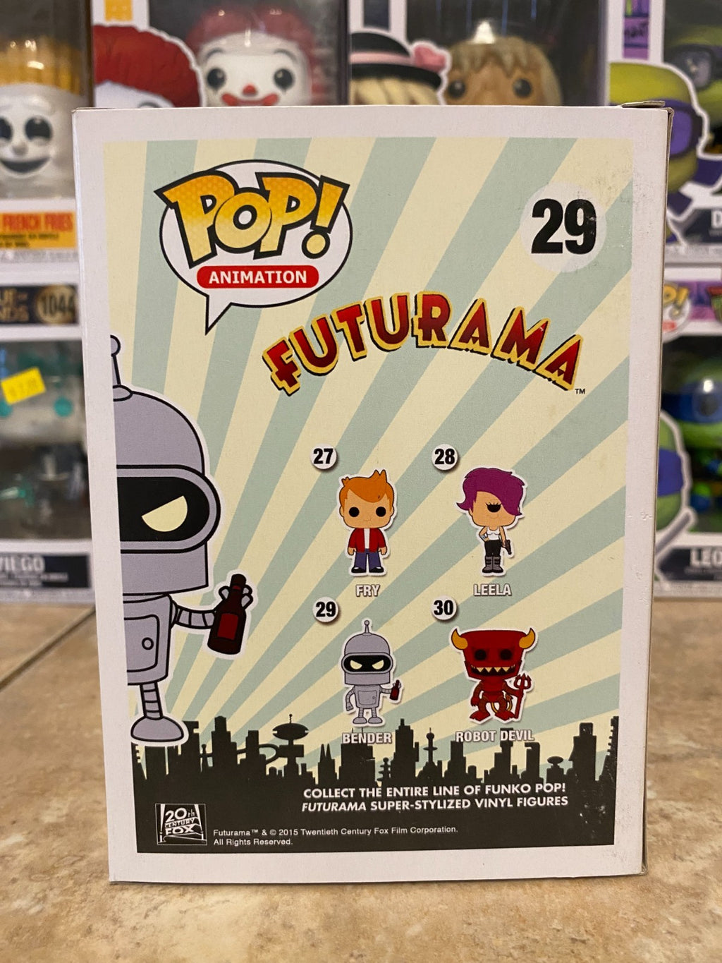 Funko Pop! Vinyl: Futurama - Bender #29 w Protector
