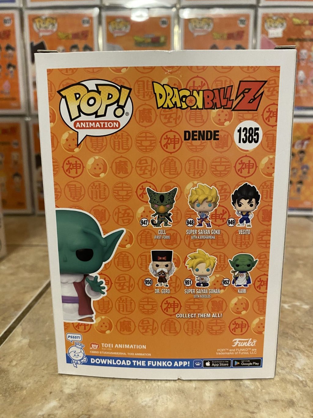 Funko Pop! Dragon Ball Super #1385 Dende FYE Exclusive w Protector