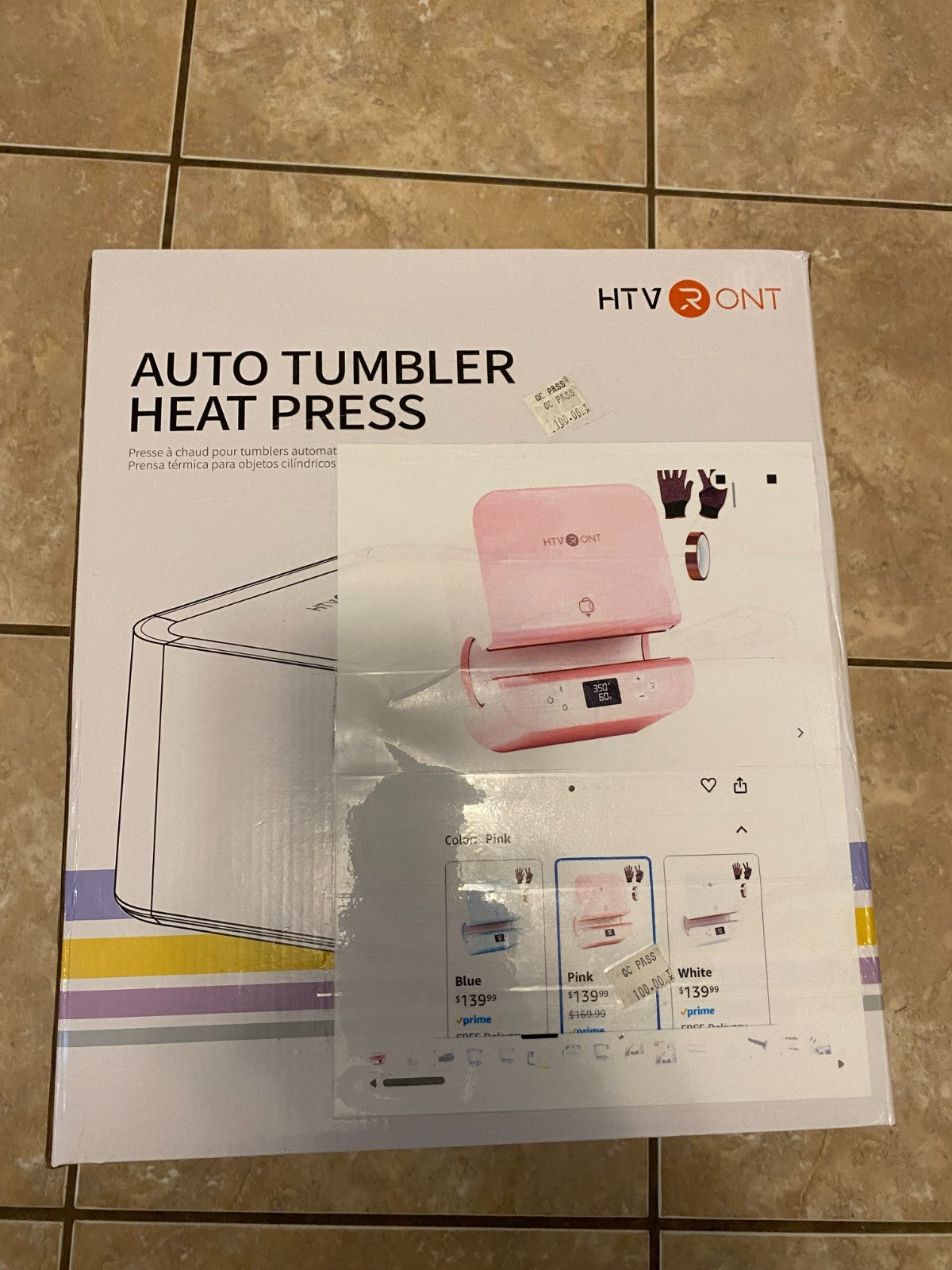 HTVRONT Auto Tumbler Heat Press Machine Mug Heat Press 10-30oz Sublimation Cup