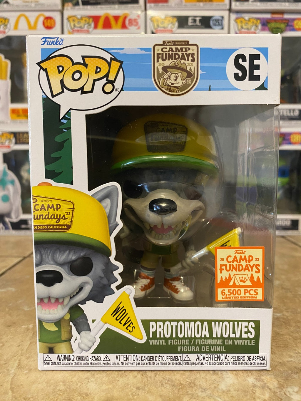 FUNKO POP! SE PROTOMOA WOLVES *LE 6500* CAMP FUNDAYS EXCLUSIVE W/ PROTECTOR