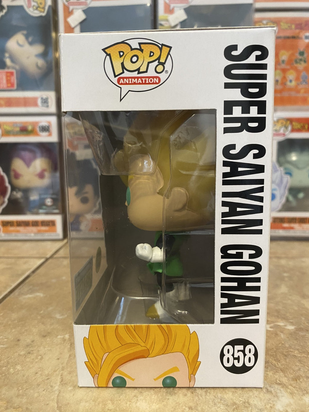 Funko Pop! Dragon Ball Z #858 Super Saiyan Gohan GITD Exclusive w Protector