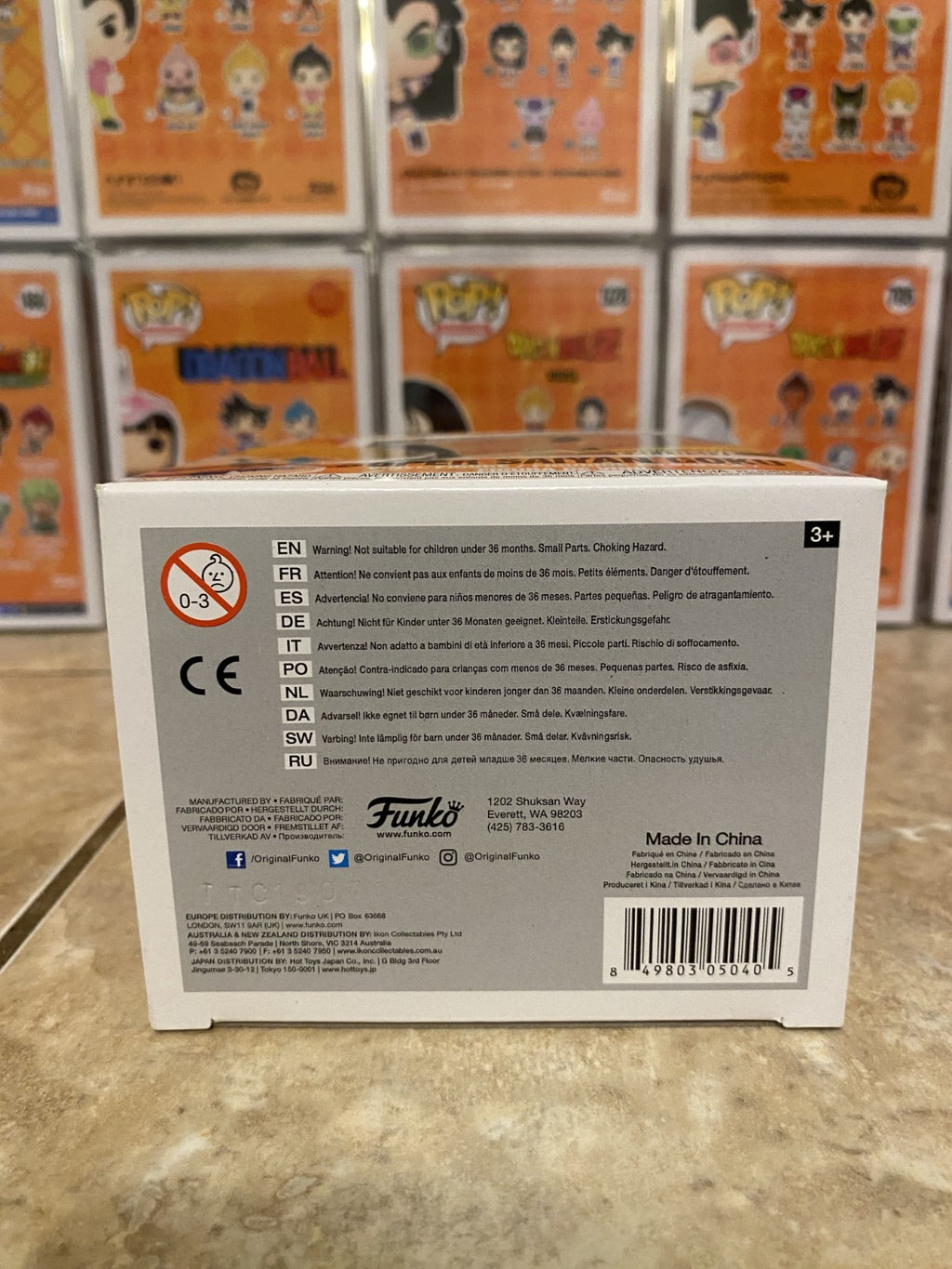 Funko Pop! Dragon Ball Z #14 Super Saiyan Goku GITD Exclusive w Protector