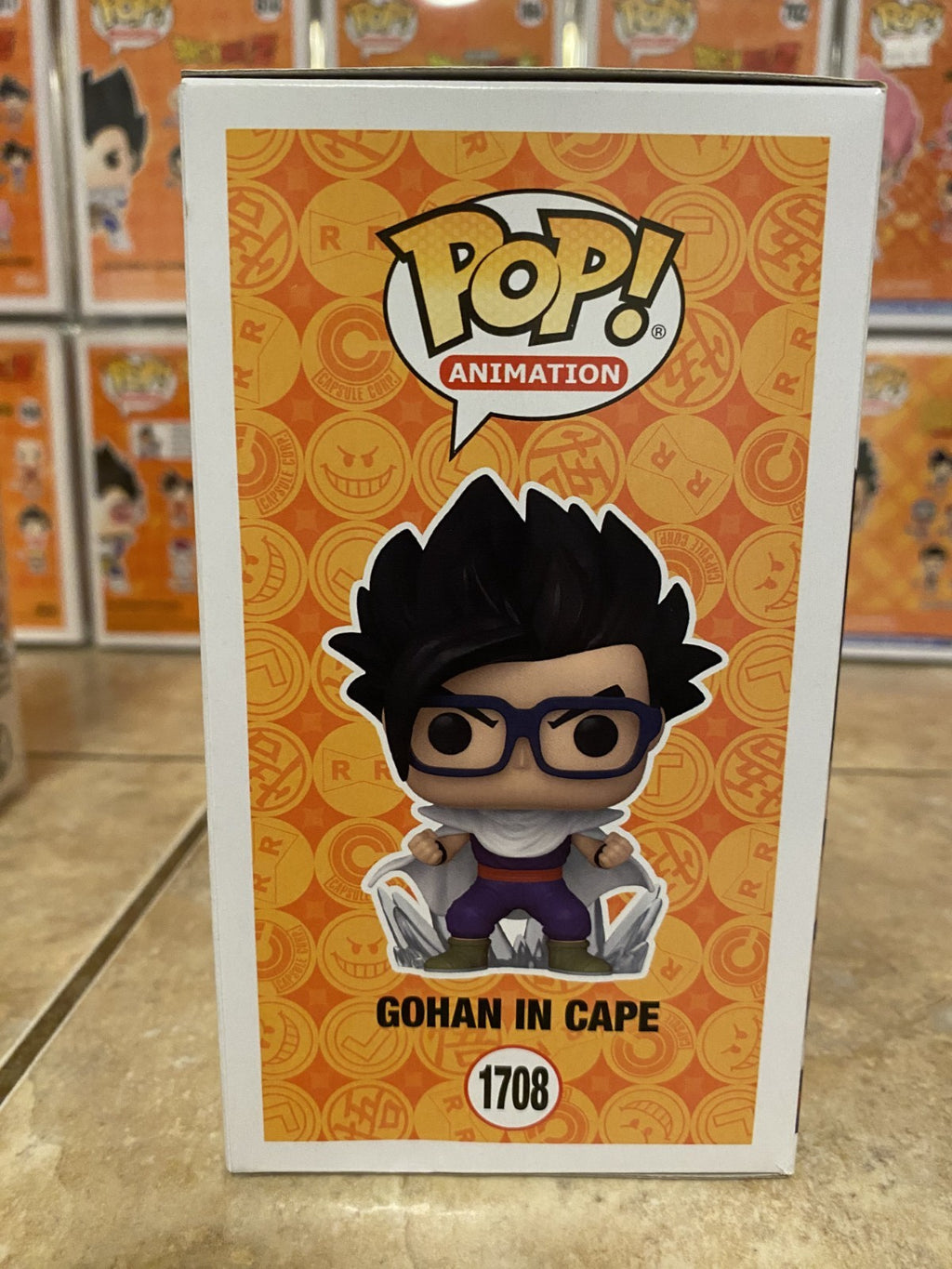 Funko Pop! Dragon Ball Super Hero #1708 Gohan in Cape Exclusive w Protector