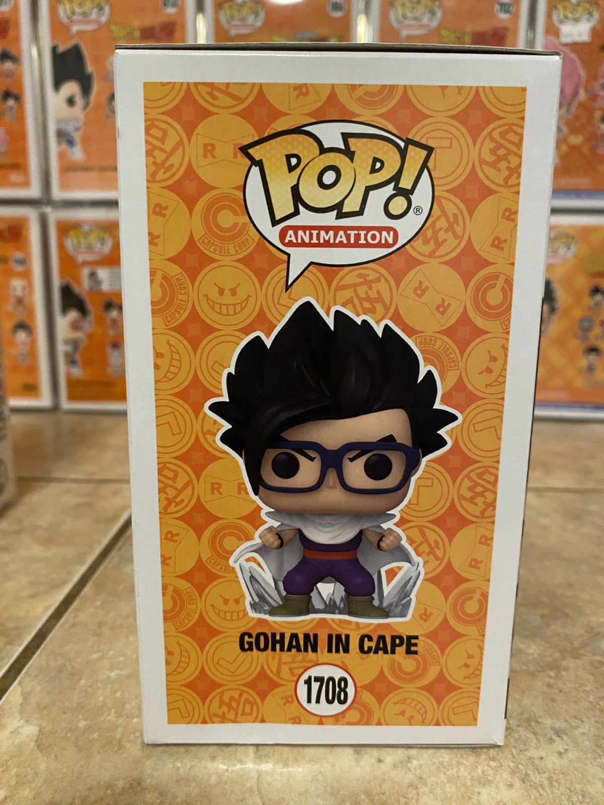 Funko Pop! Dragon Ball Super Hero #1708 Gohan in Cape Exclusive w Protector