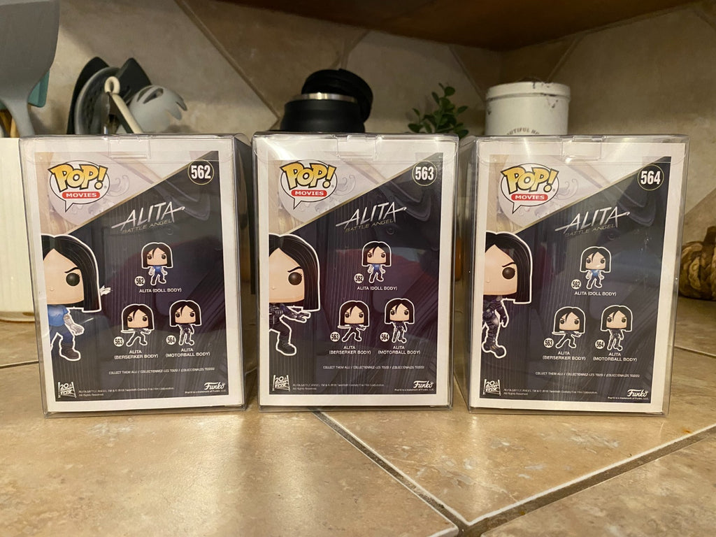 Funko Pop! Alita Lot Of 3 Figures 562, 563, 564