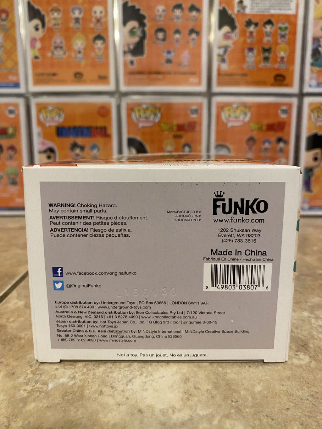 Funko Pop! Dragon Ball Z #14 Super Saiyan Goku w Protector