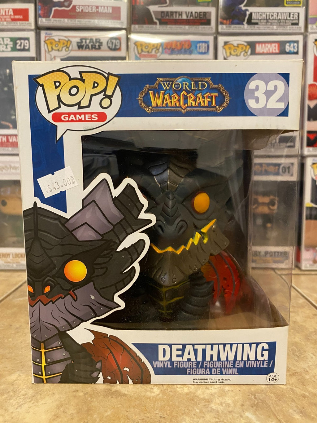 Funko Pop! Games: World of Warcraft - Deathwing #32 Deluxe 6" w Protector