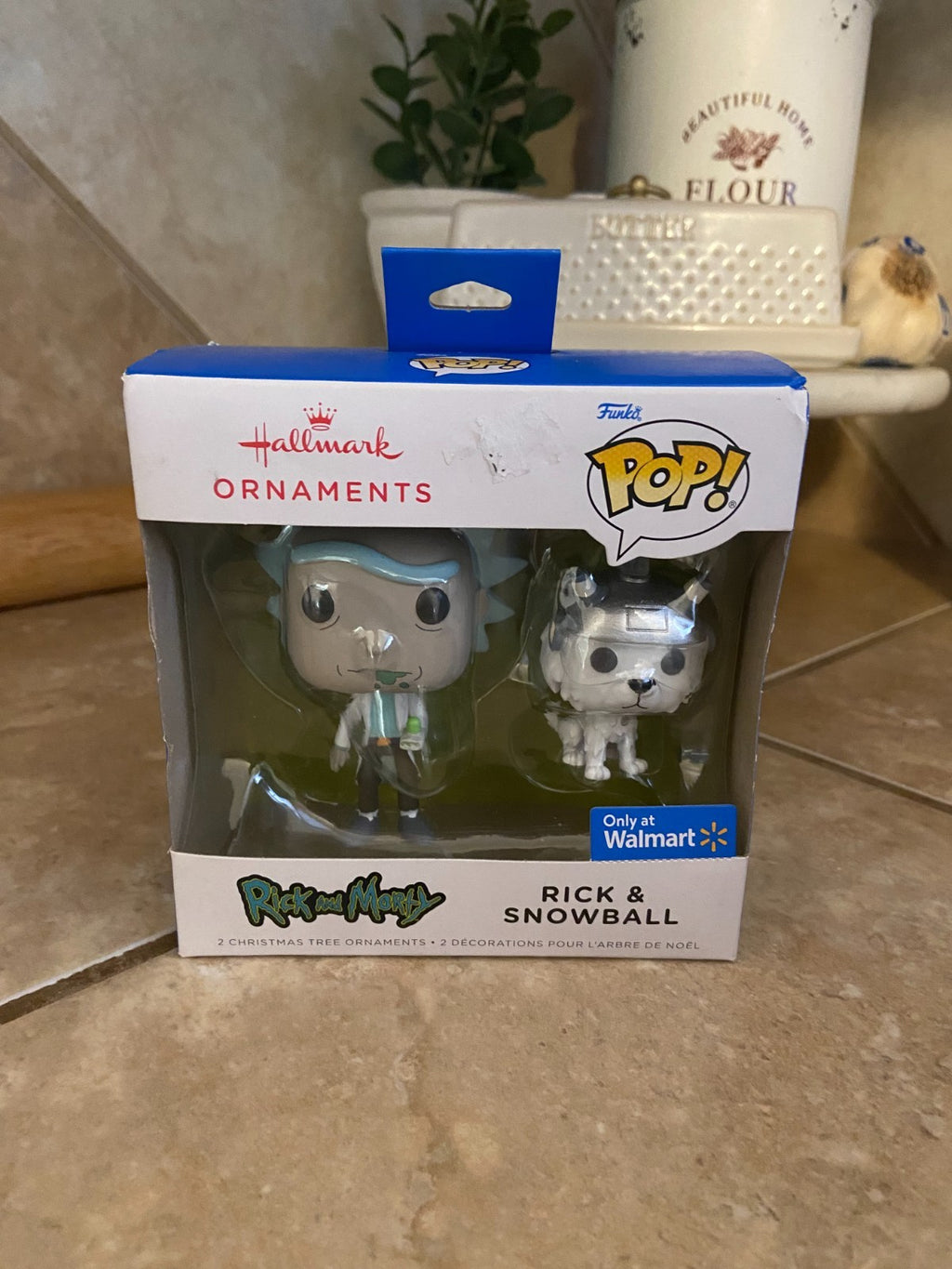 Hallmark Ornaments Funko Pop Rick & Snowball