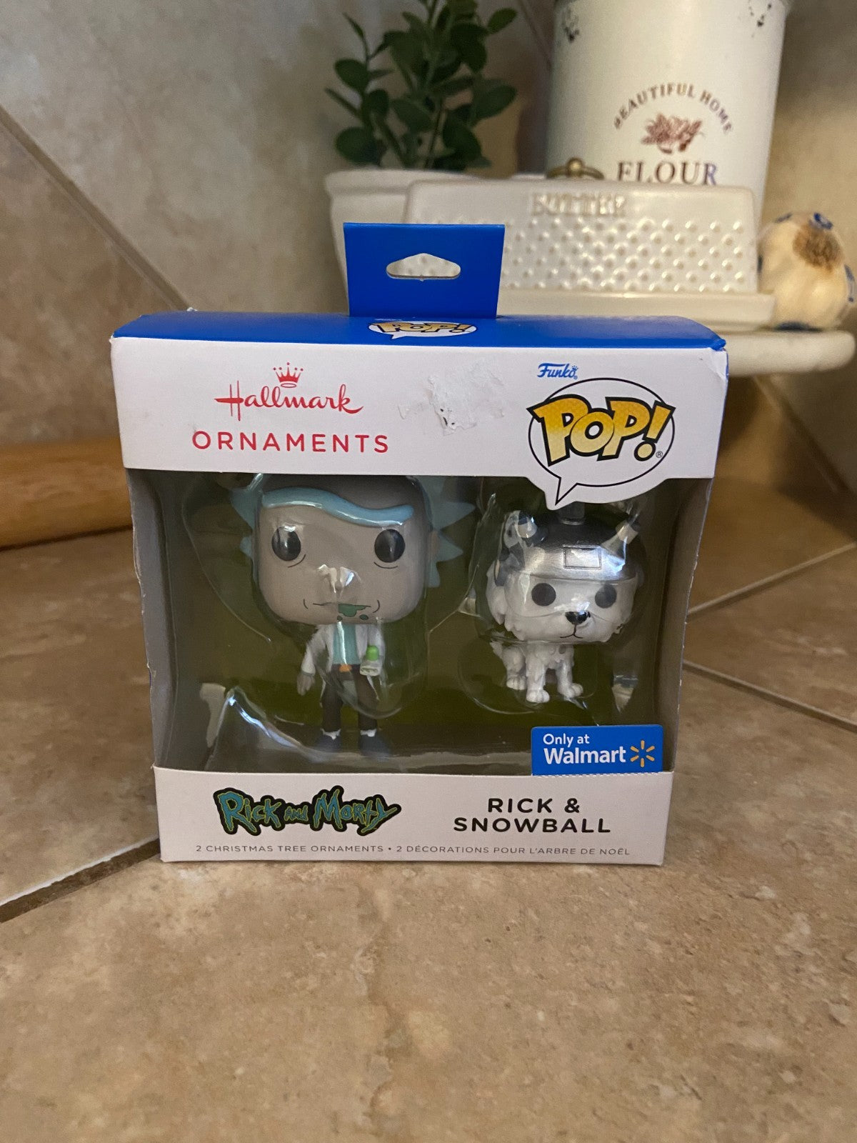 Hallmark Ornaments Funko Pop Rick & Snowball