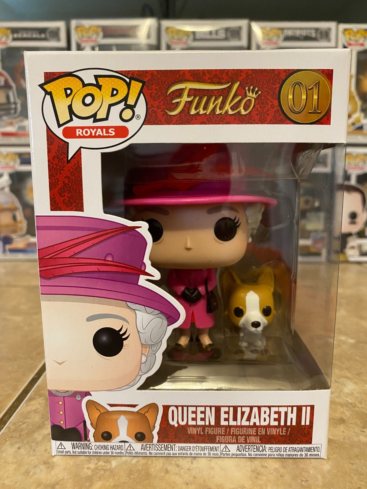 Funko Pop! Vinyl: Public Domain - Queen Elizabeth II #01 w Protector