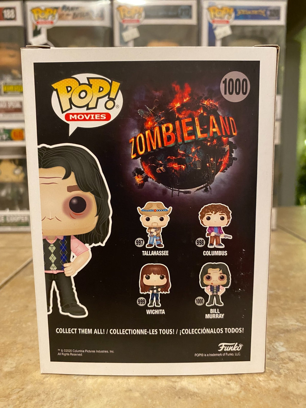 Funko Pop! Zombieland Bill Murray #1000 Vinyl Figure w Protector