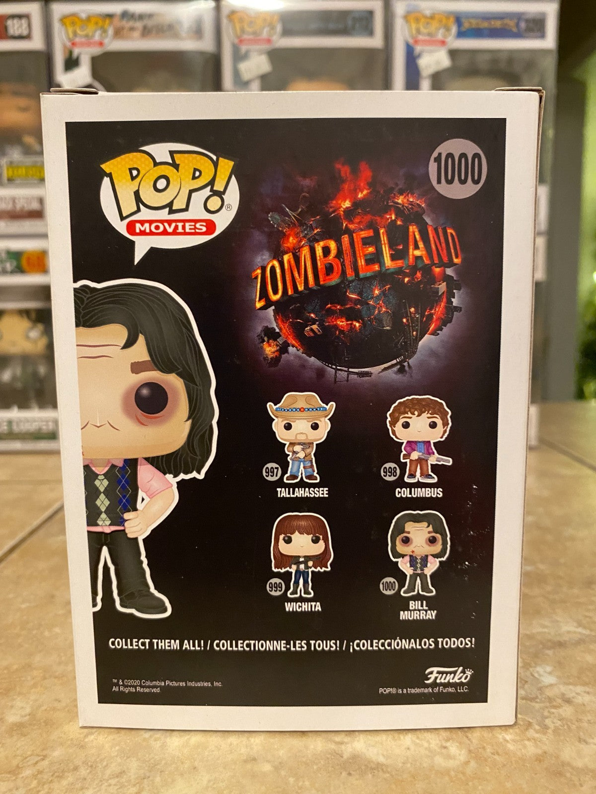 Funko Pop! Zombieland Bill Murray #1000 Vinyl Figure w Protector