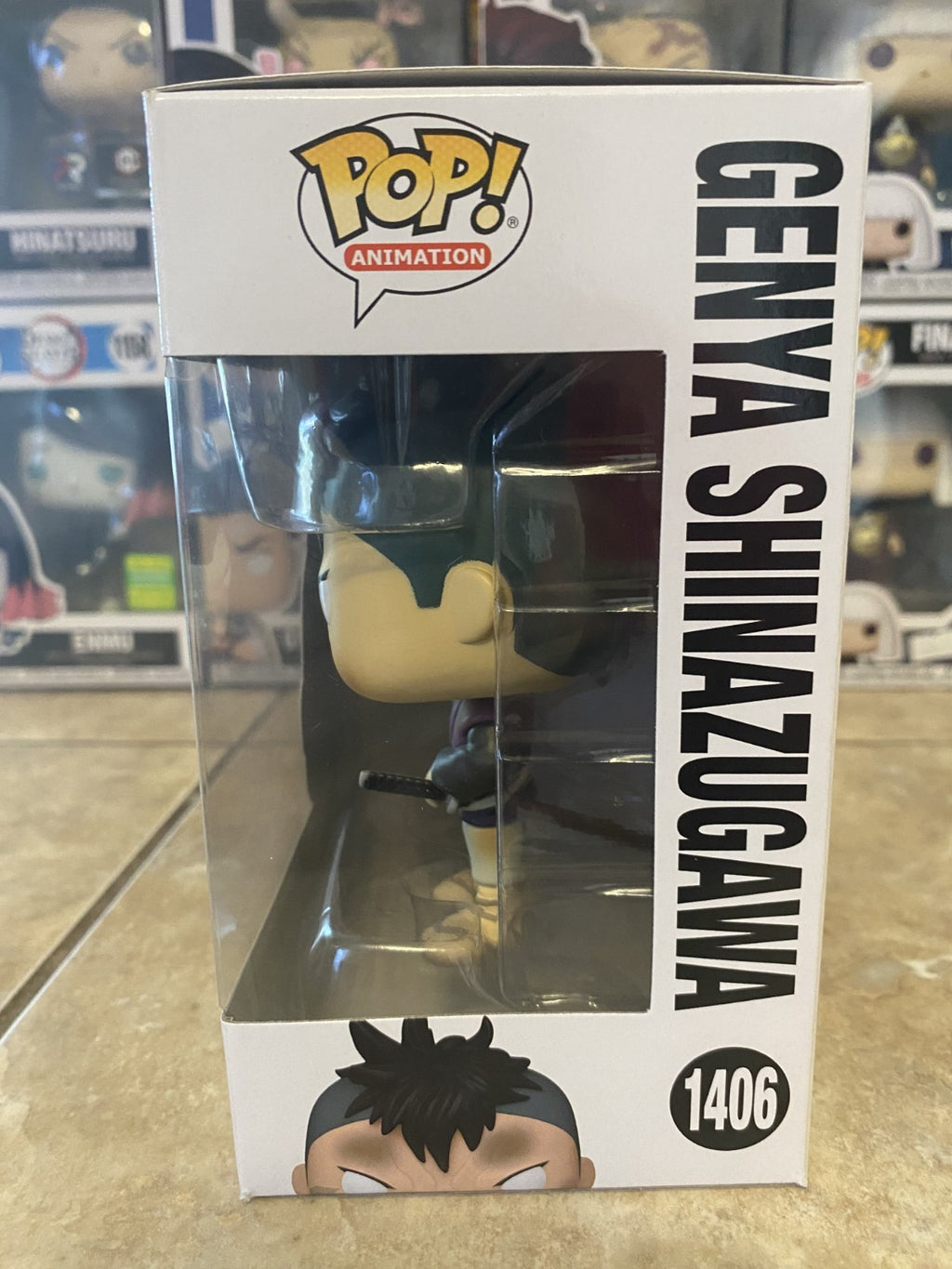Funko Pop! Demon Slayer #1406 Genya Shinazugawa w/Box Protector