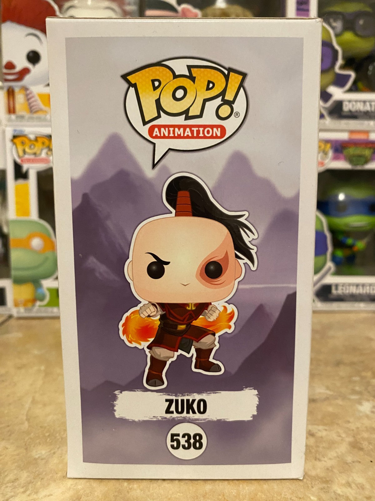 Funko Pop #538 Zuko *Chase* Flame Daggers Avatar The Last Airbender w/ Protector