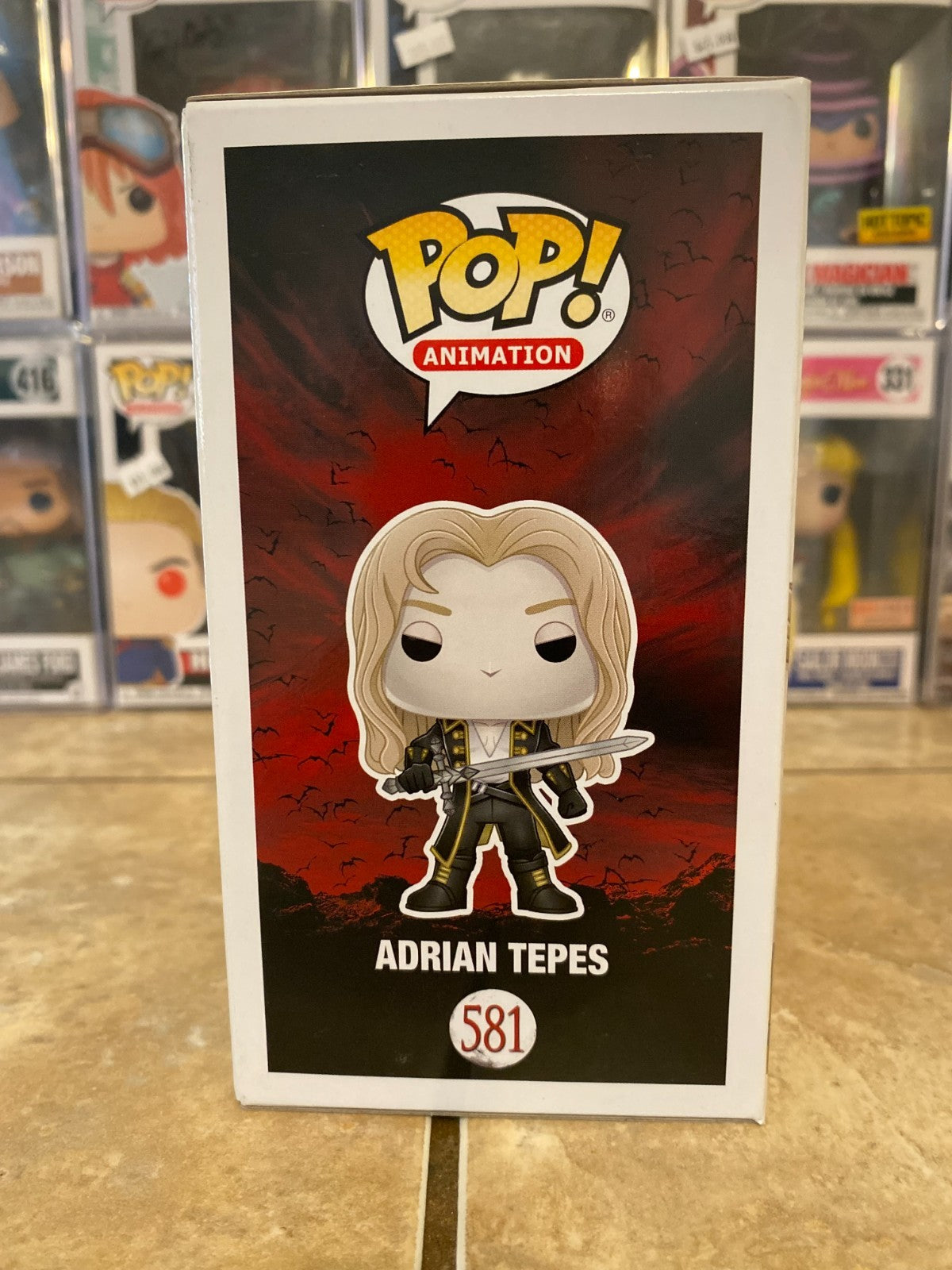 Funko Pop! Animation Castlevania - Adrian Tepes #581 Alucard Vinyl w Protector