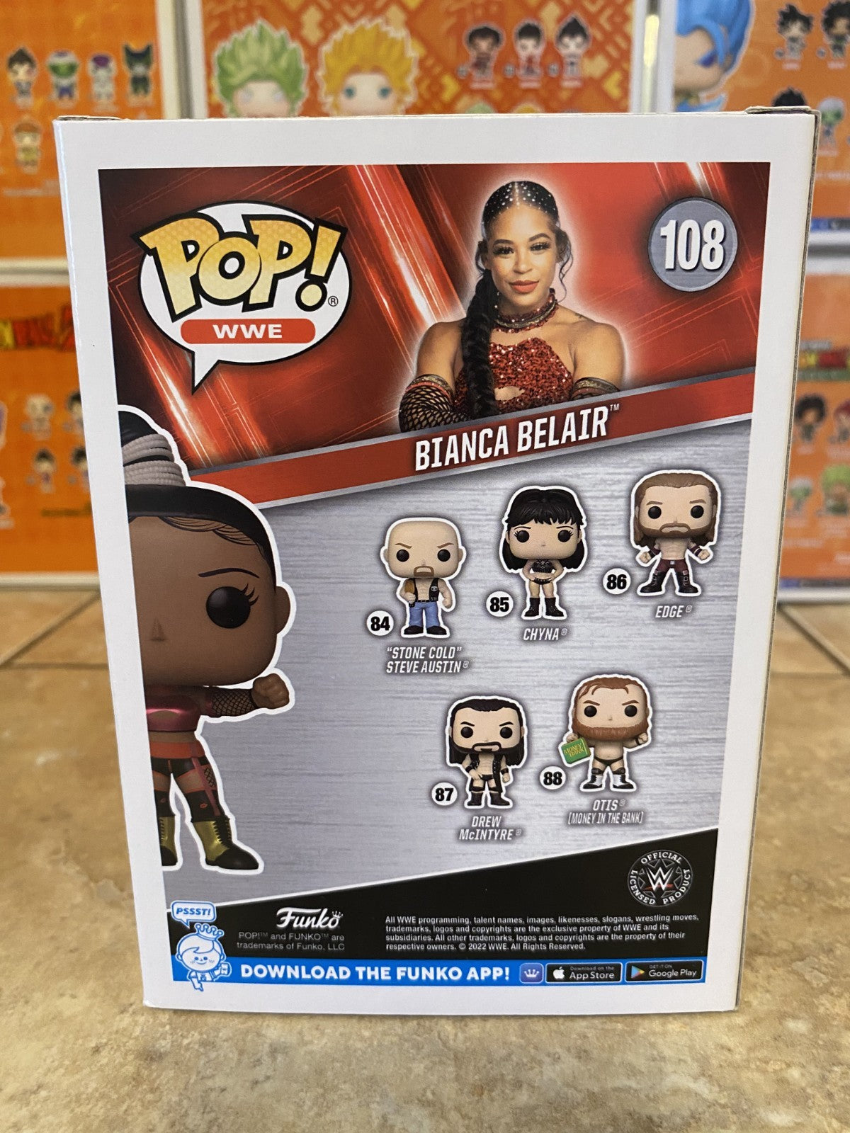 Funko Pop! Bianca Belair 108 w/Box Protector