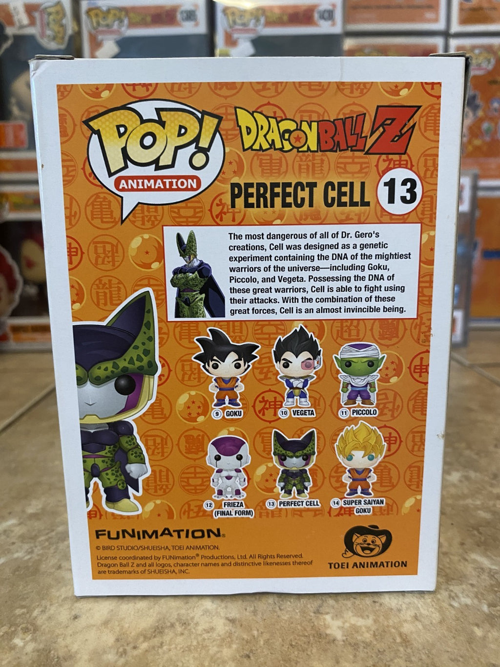 Funko Pop! Dragon Ball Z #13 Perfect Cell w Protector