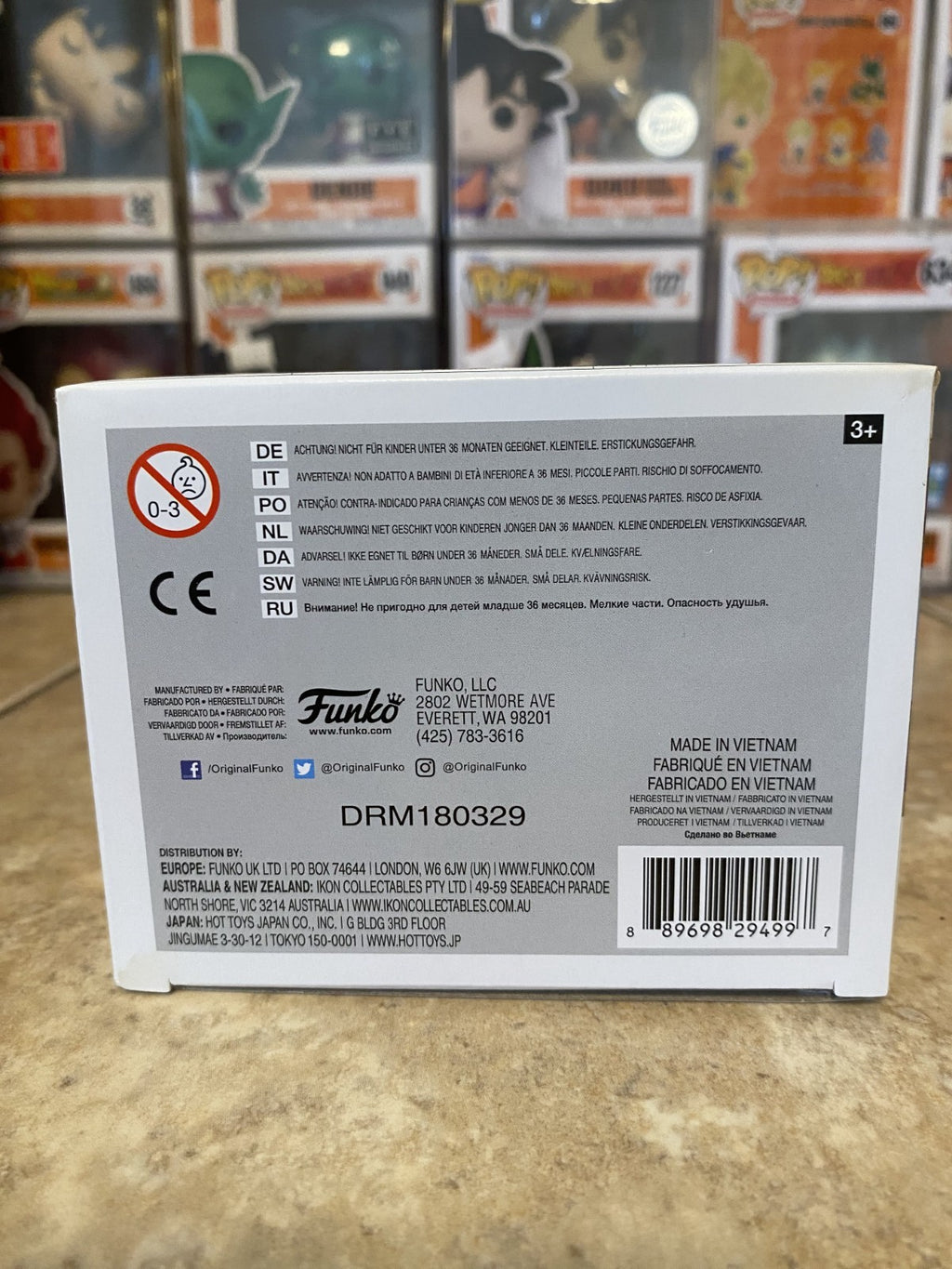 Funko Pop! Dragon Ball Z #342 Zen-Oh Galactic Toys Exclusive w Protector