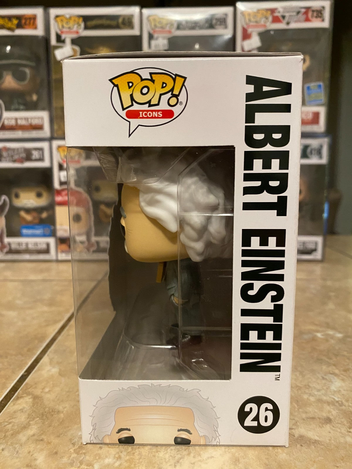 Funko Pop! Vinyl: World History - Albert Einstein #26 w Protector