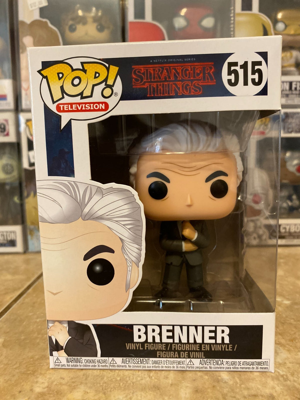 Funko Pop! Vinyl: Stranger Things - Martin Brenner #515 w Protector
