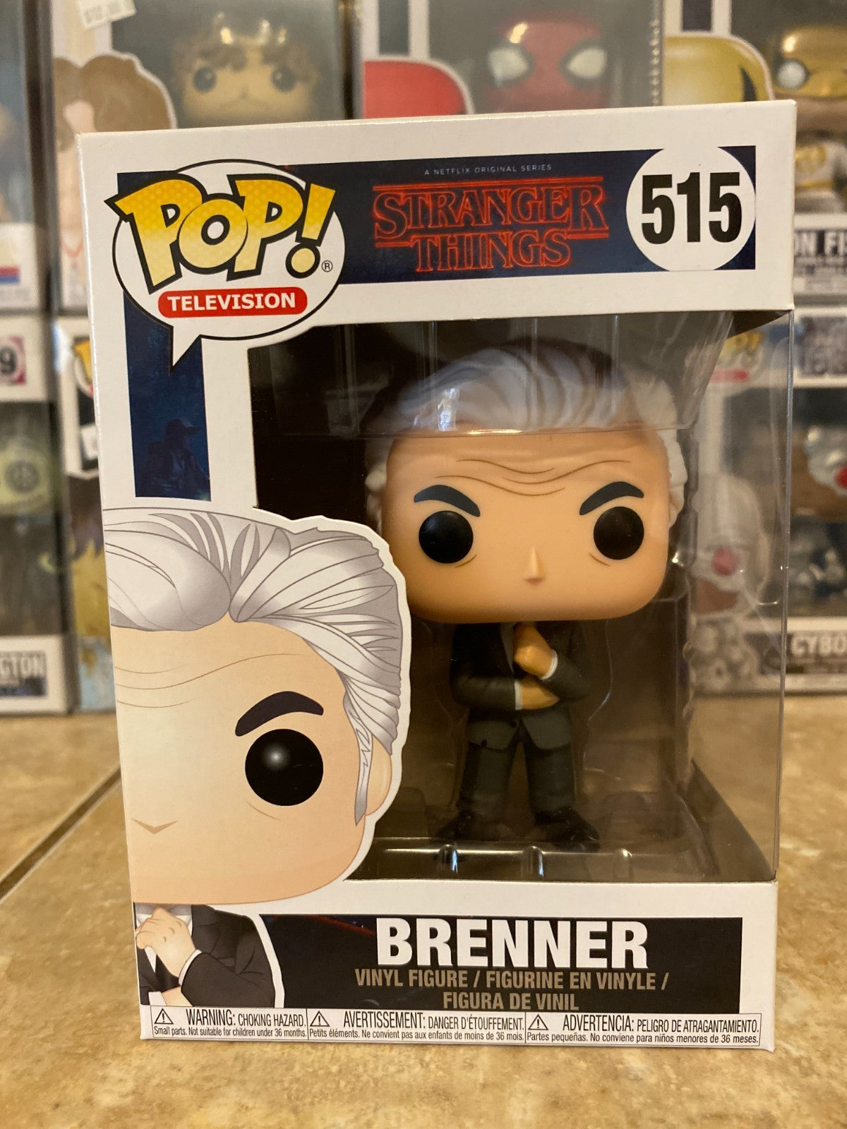 Funko Pop! Vinyl: Stranger Things - Martin Brenner #515 w Protector
