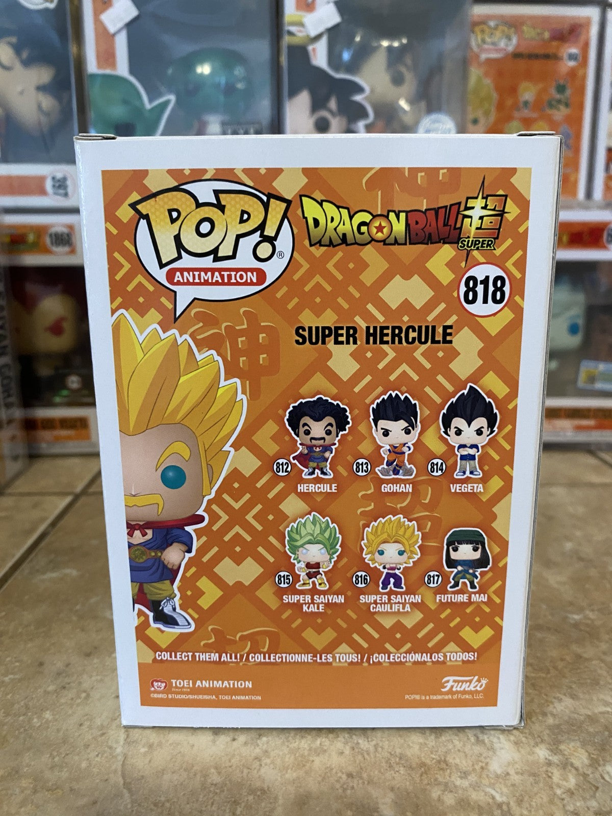 Funko Pop! Dragon Ball Super #818 Super Hercules GITD Exclusive w Protector
