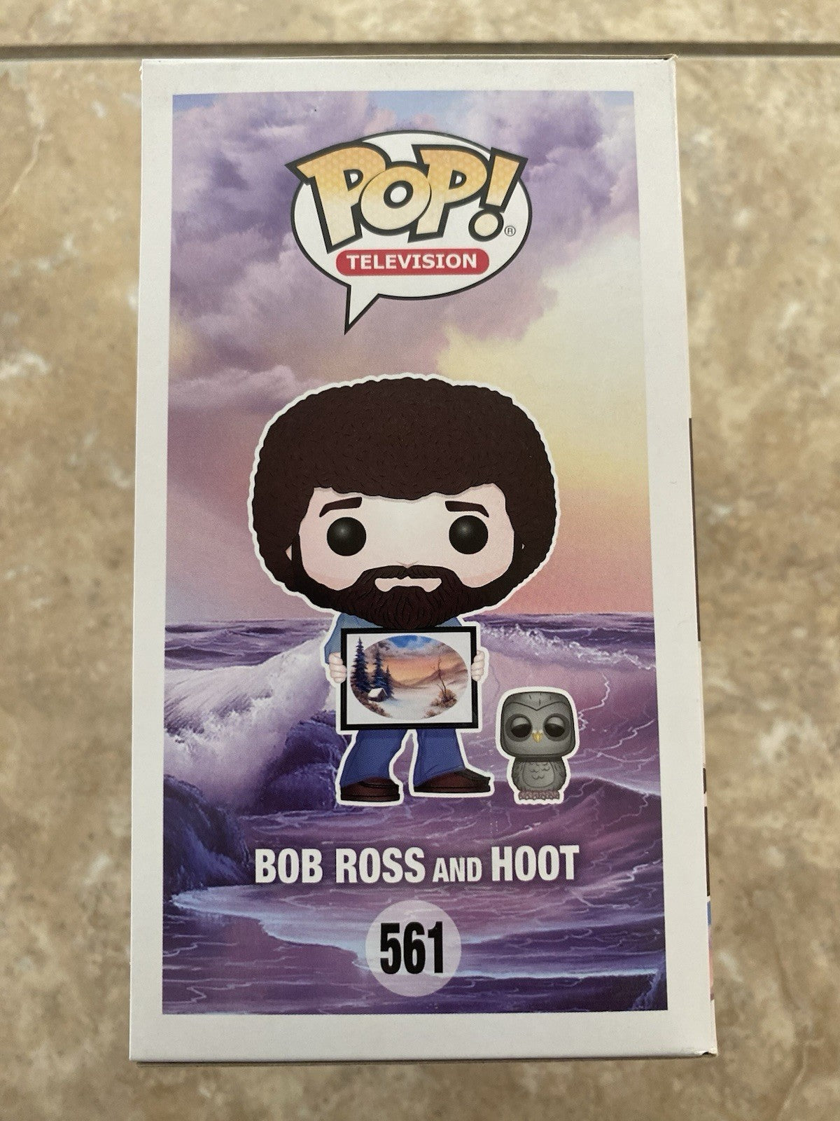 Funko Pop! Vinyl: Bob Ross with Hoot (Chase) with Soft Protector