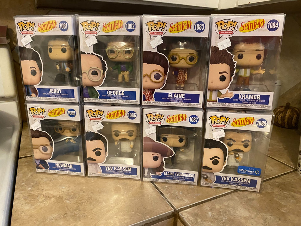 Funko Pop! Television: Seinfeld Set of 8 Figures w Protectors